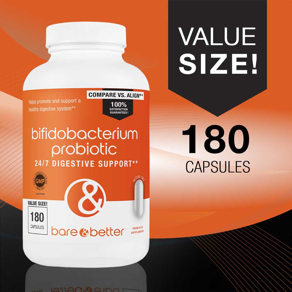 Generic Probiotic Label Generic Align Probiotic | Bifidobacterium Longum Probiotic | 180 Count ...